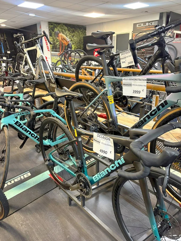 L'espace Bianchi au magasin