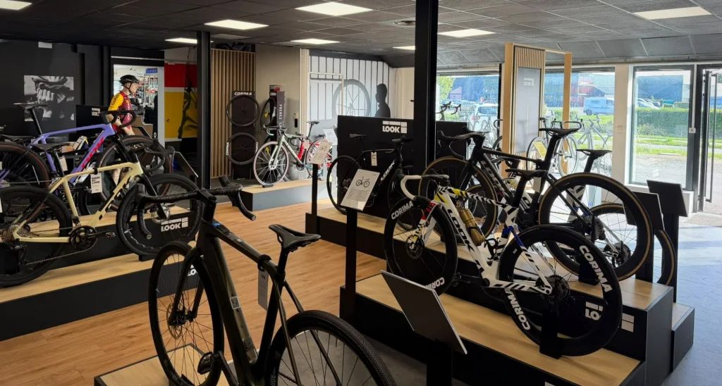 Le LOOK Cycle Store Rennes, côté vitrine